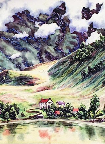 Открытки серии «Green Valleys»