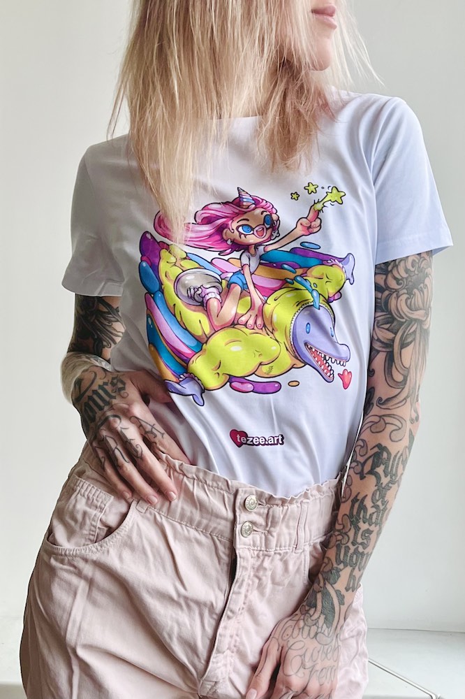 Футболка Skater Girl Magic Dolphin